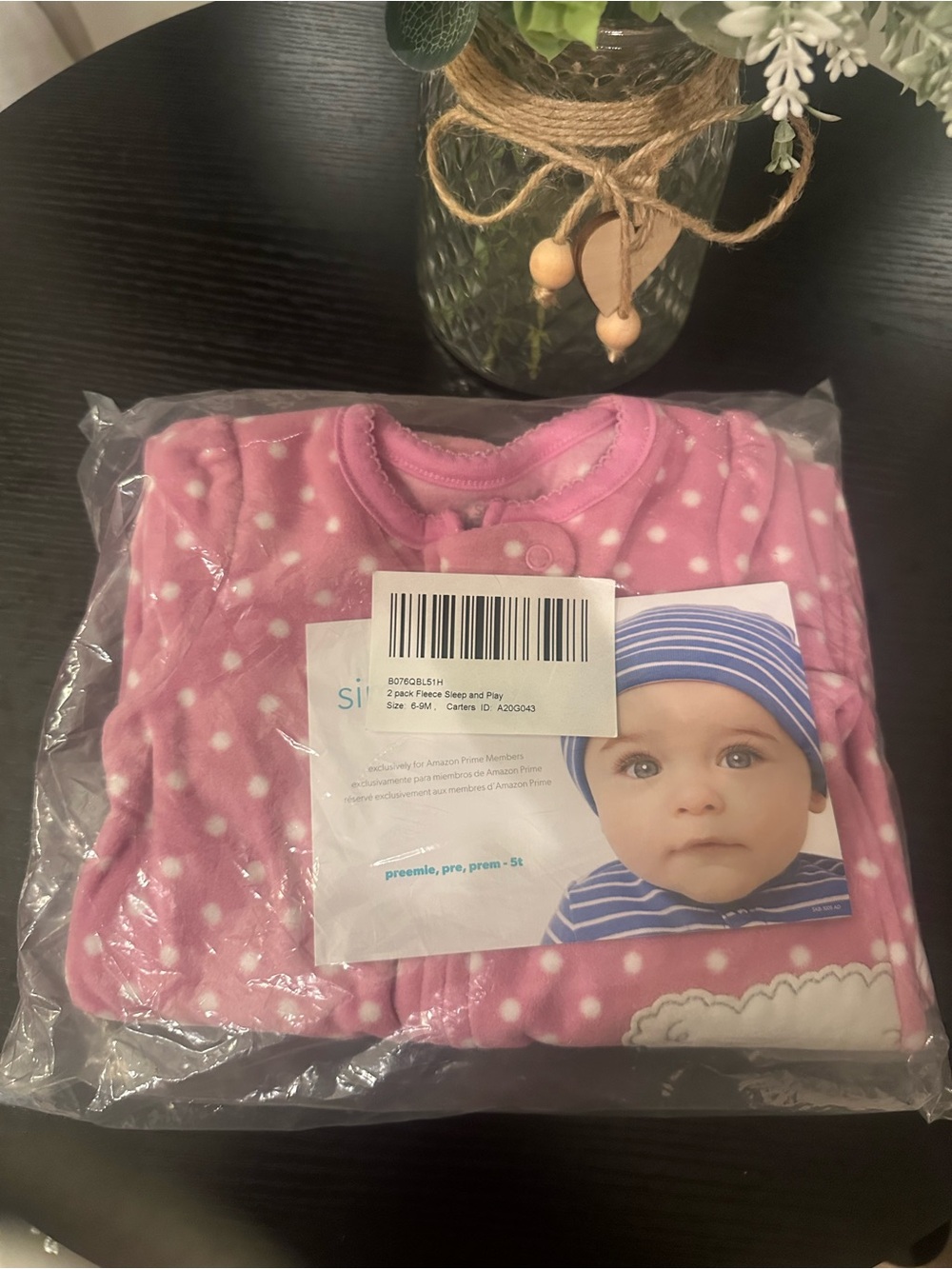 Carter's Infant Girls 2 pack Fleece Pajamas
